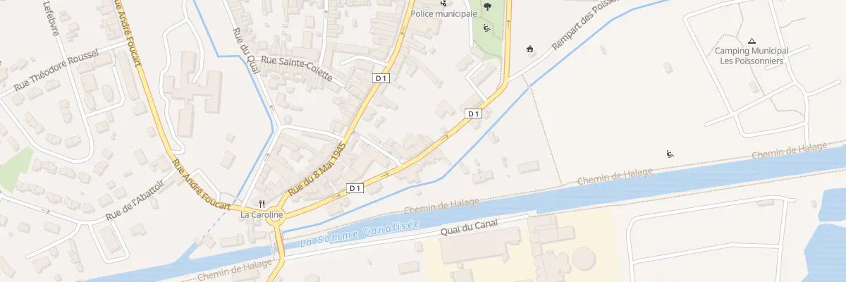 Plan du 13 Rue du Rempart des Poissonnier à Corbie