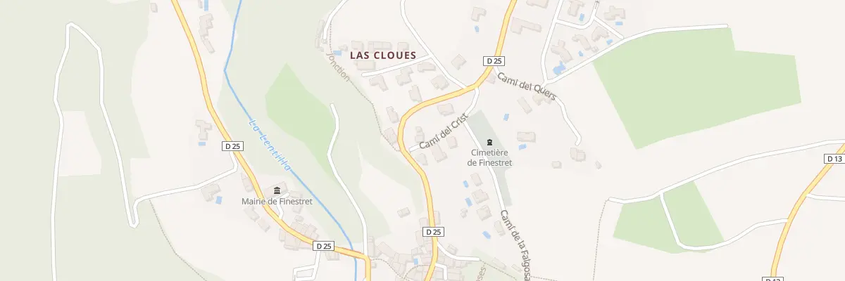 Plan du 6 Las Cloues à Finestret