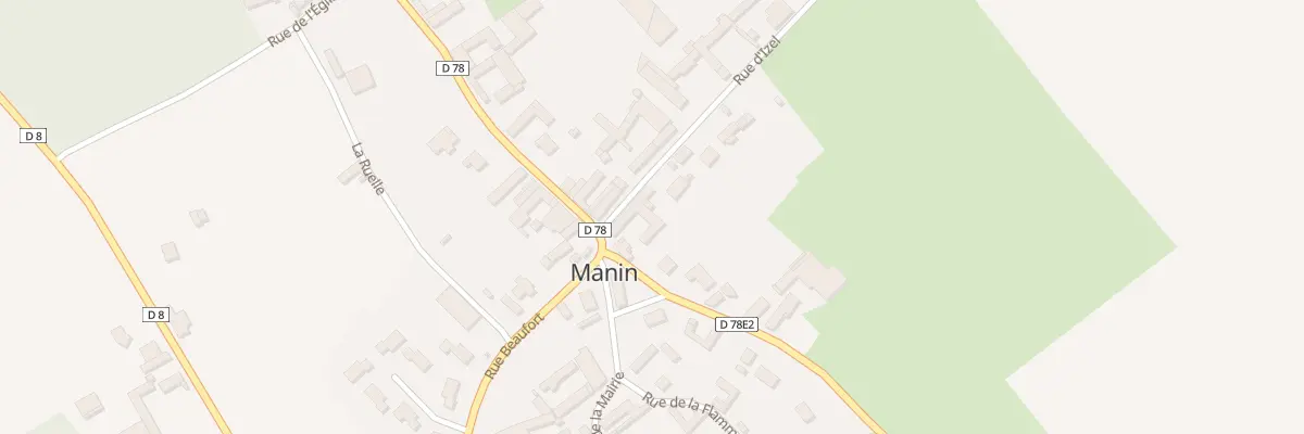 Plan du 1 Rue de Noyelle à Manin