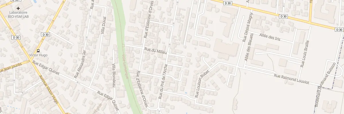 Plan du 16 Rue du Pré de l’Arche à Neuilly-Plaisance