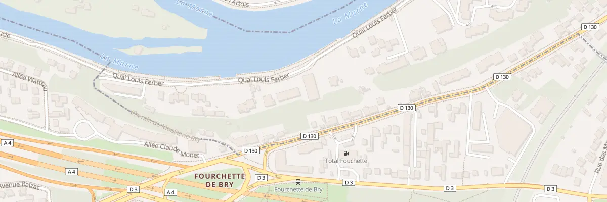 Plan du 83 Quai Louis Ferber à Bry-sur-Marne