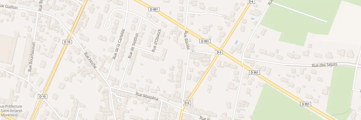 Plan du 17 Rue Baclée à Saint-Amand-Montrond
