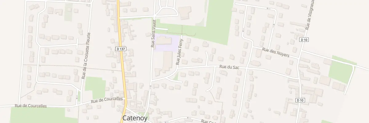 Plan du 1 Rue du Sac à Catenoy