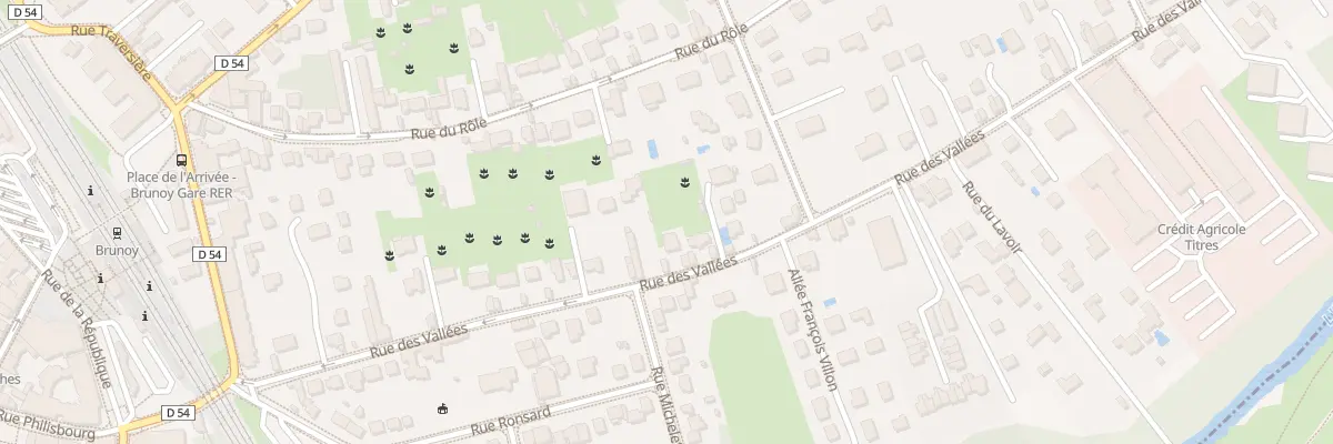 Plan du 25 Rue des Vallées à Brunoy