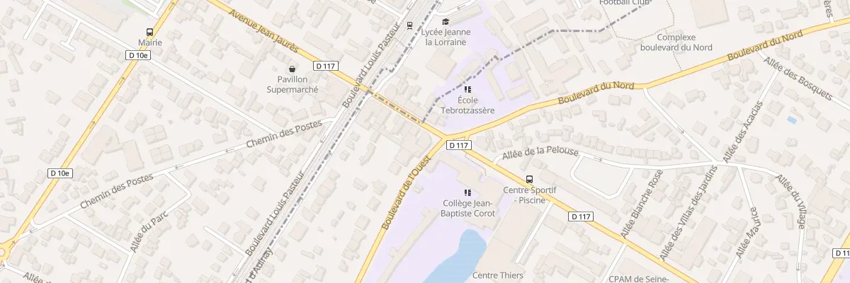 Plan du 95 Bd de l’Ouest au Raincy