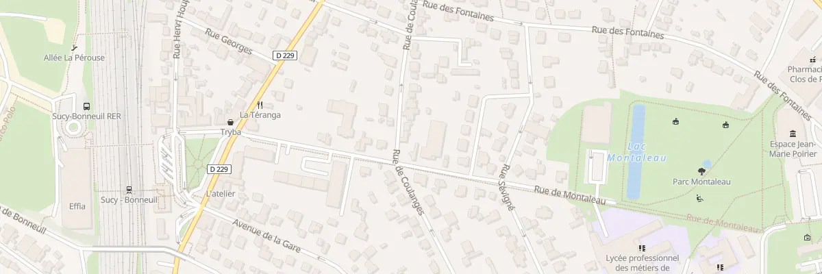 Plan du 24 Rue de Coulanges à Sucy-en-Brie