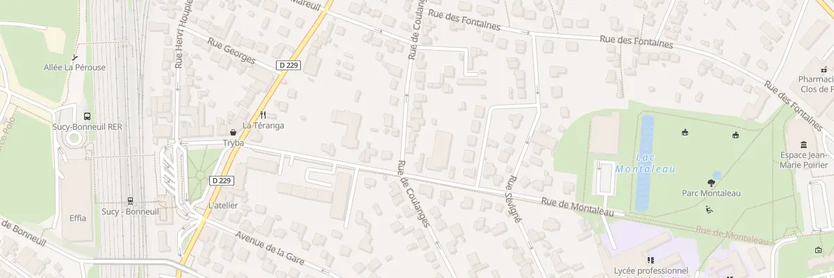 Plan du 24B Rue de Coulanges à Sucy-en-Brie
