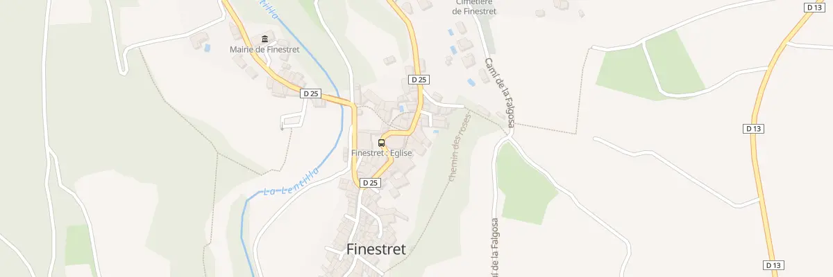 Plan du 130 Village à Finestret