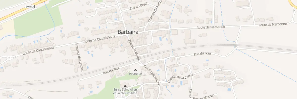 Plan du 10 Rue du Barry à Barbaira