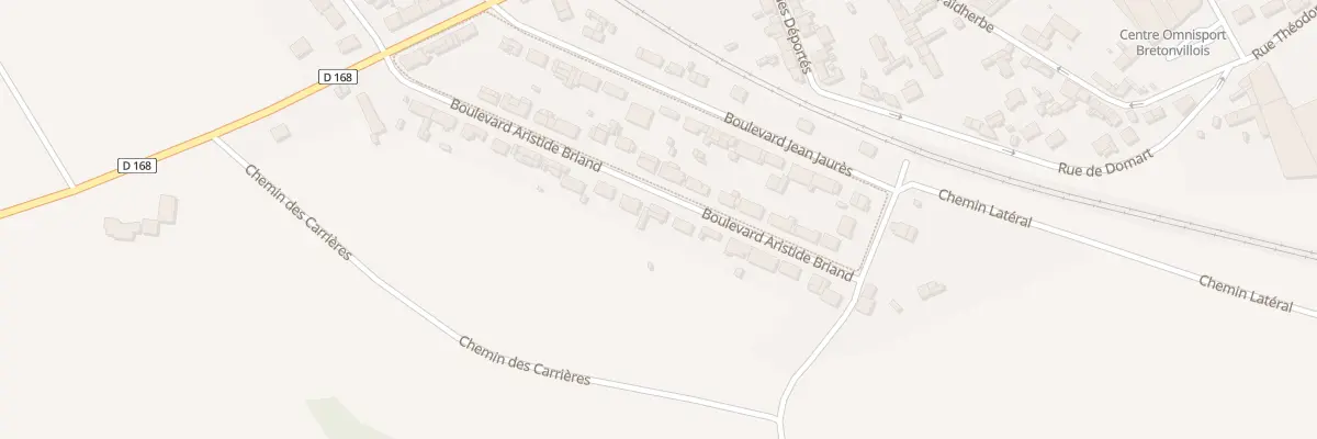 Plan du 18 Bd Aristide Briand à Villers-Bretonneux