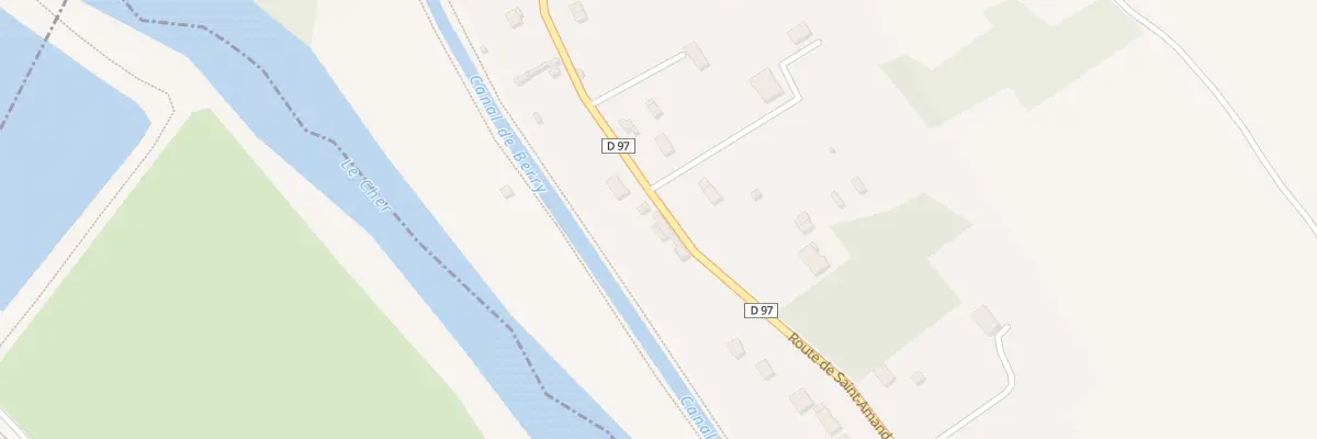 Plan du 1155 Rte de St Amand à Drevant