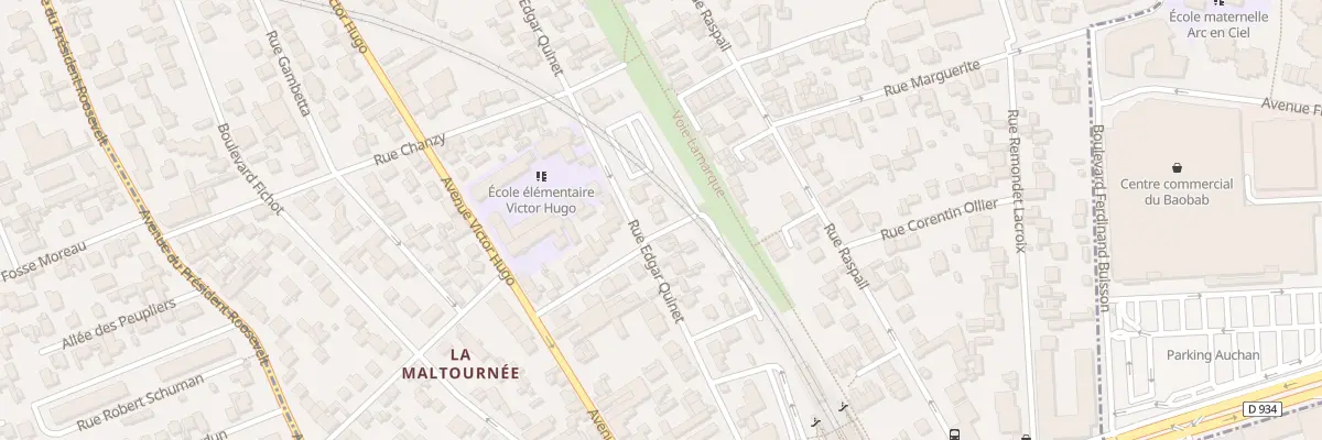 Plan du 30 Rue Edgar Quinet à Neuilly-Plaisance