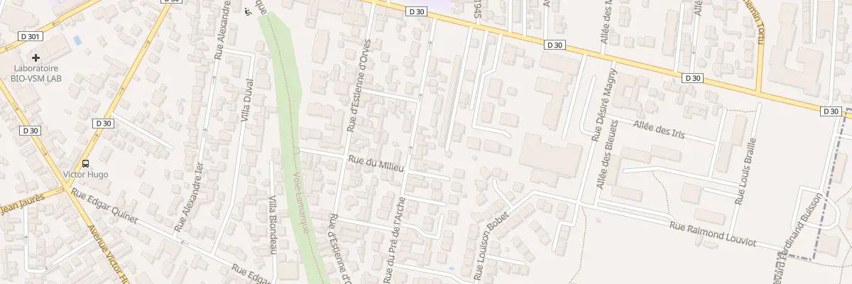 Plan du 22 Rue du Pré de l’Arche à Neuilly-Plaisance