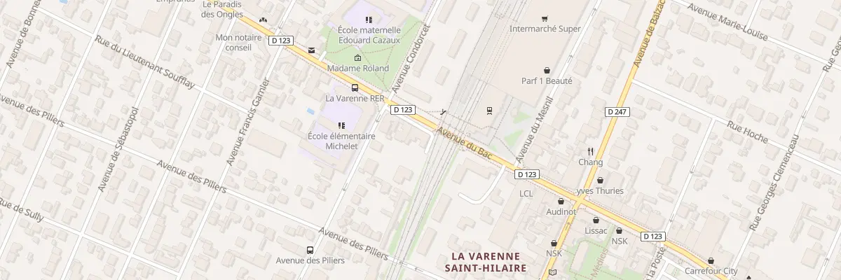 Plan du 74 Av du Bac à Saint-Maur-des-Fossés
