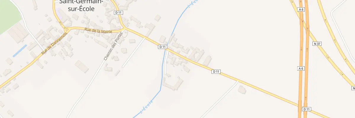 Plan du 12 Rue de Fontainebleau à Saint-Germain-sur-École