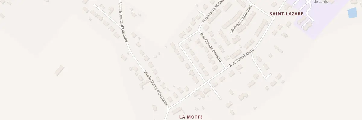 Plan du 8 Rue La Motte des Vignes à Lorris