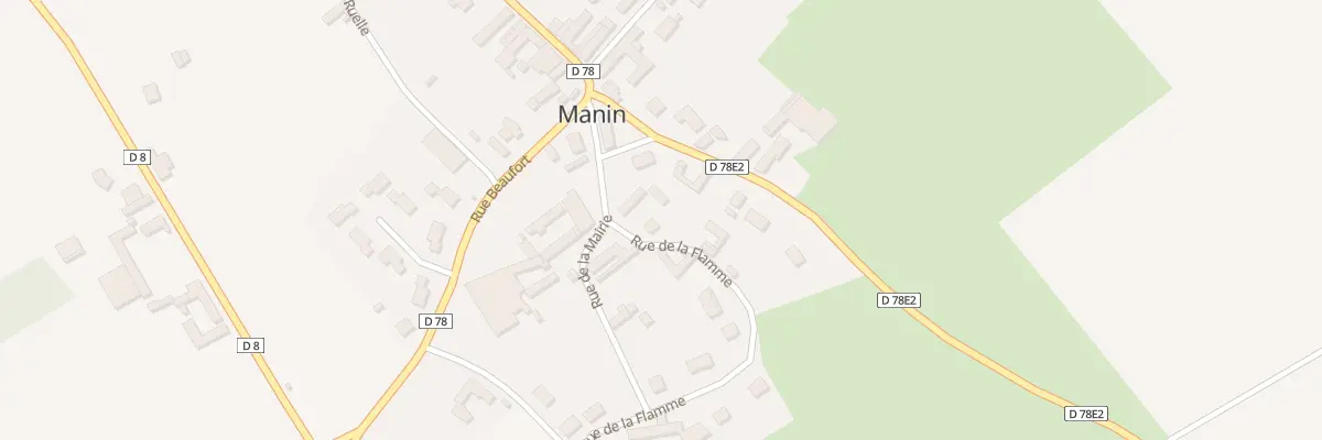 Plan du 9 Rue de la Mairie à Manin