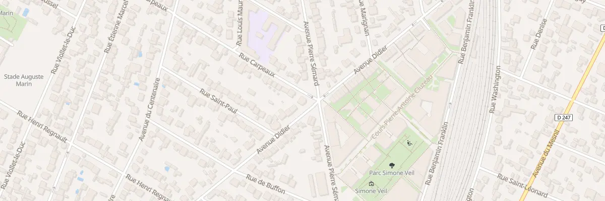 Plan du 39T Av Didier à Saint-Maur-des-Fossés