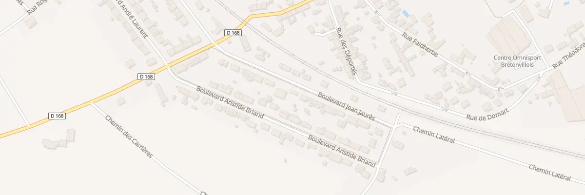 Plan du 14 Bd Jean Jaurès à Villers-Bretonneux