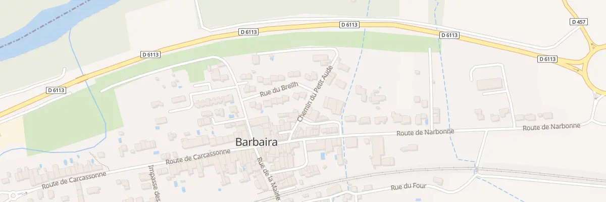 Plan du 1 Rue du Breilh à Barbaira