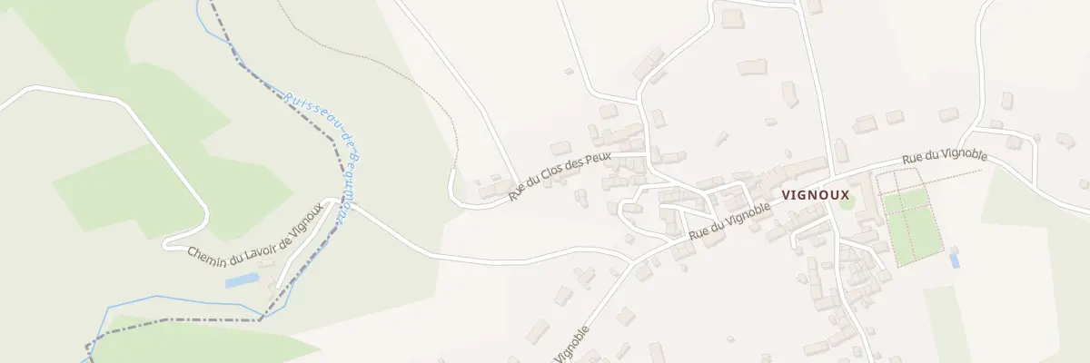 Plan du 19 Rue du Clos des Peux à Domérat