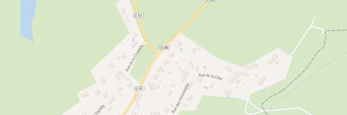 Plan du 2 Rue de la Côte à Quinssaines