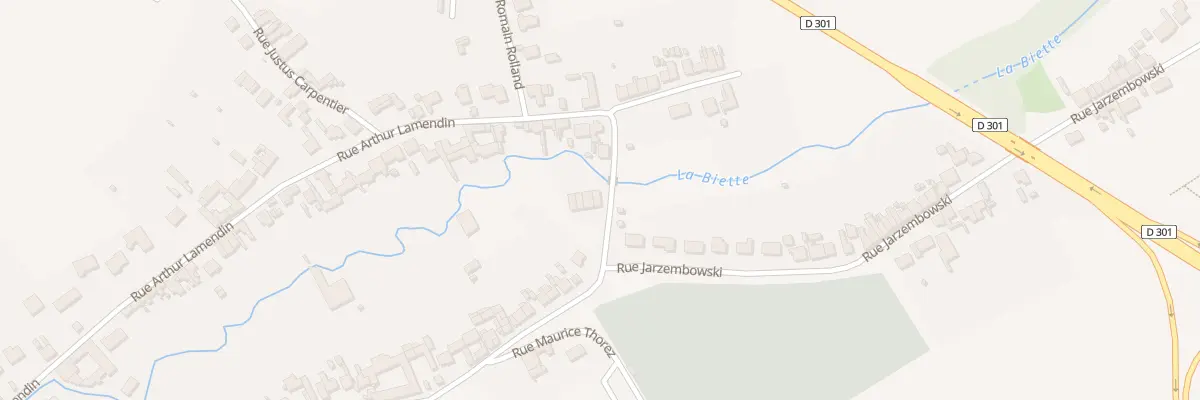Plan du 74 Rue Arthur Lamendin à Divion
