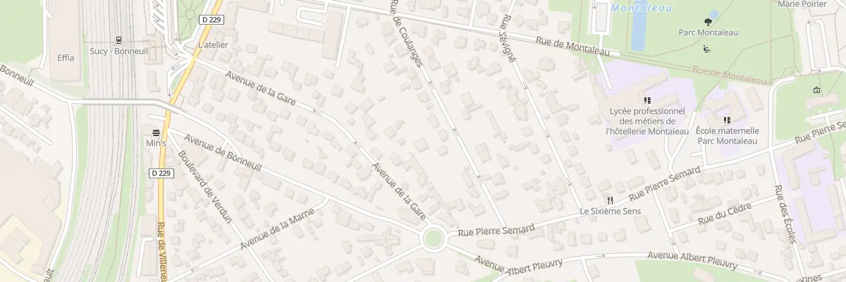 Plan du 9B Rue de Coulanges à Sucy-en-Brie