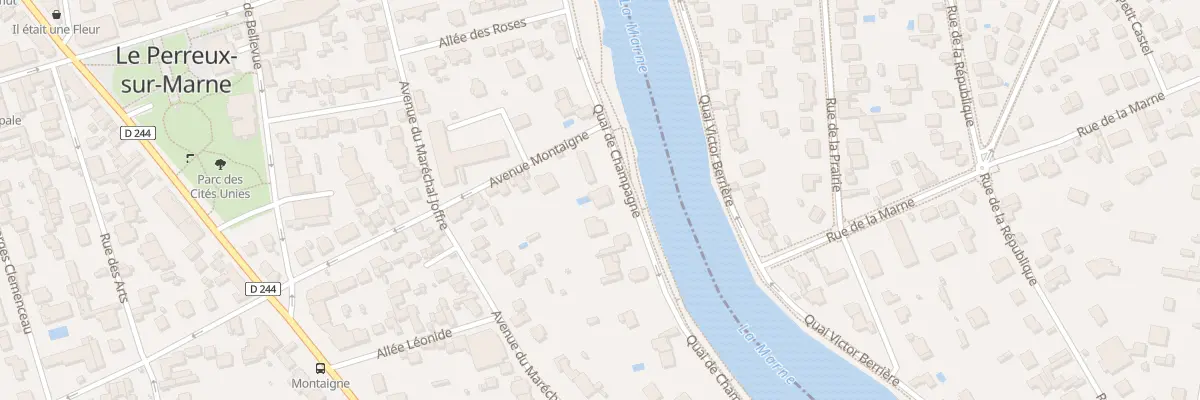 Plan du 35 Quai de Champagne au Perreux-sur-Marne
