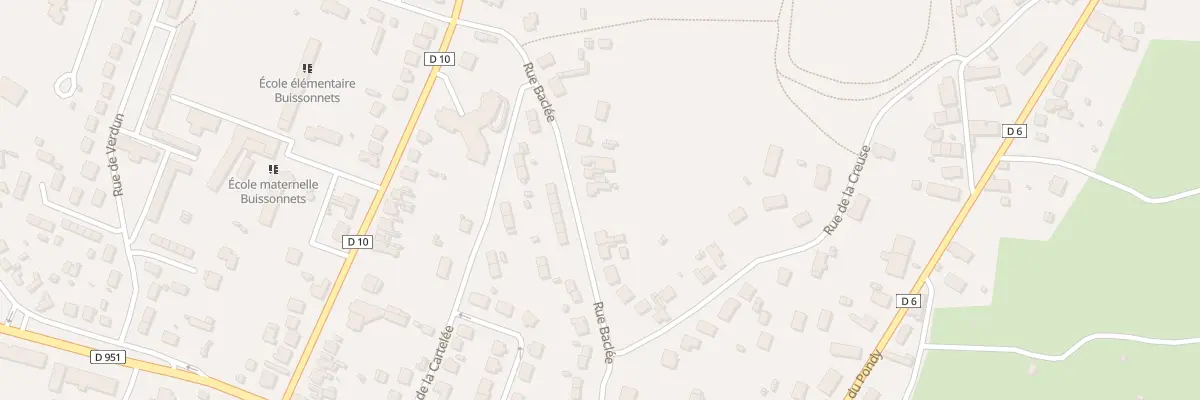 Plan du 54 Rue Baclée à Saint-Amand-Montrond