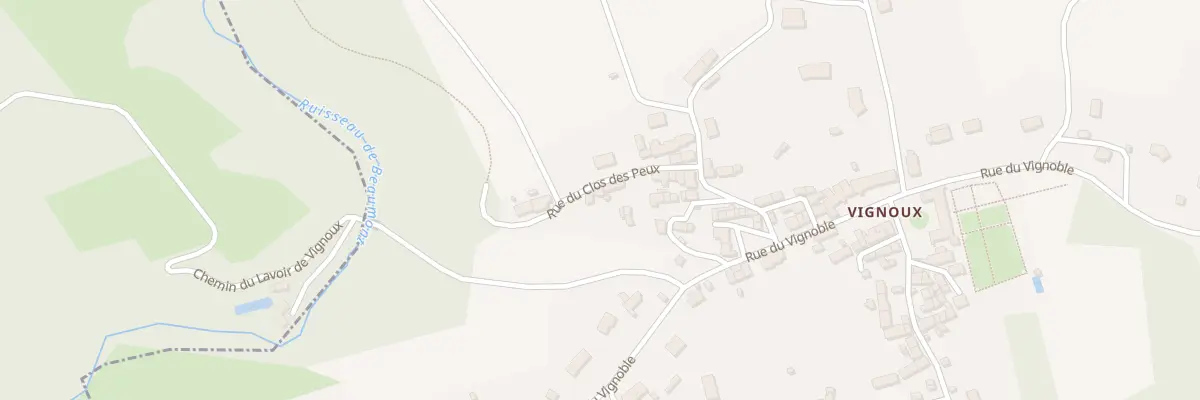 Plan du 17 Rue du Clos des Peux à Domérat
