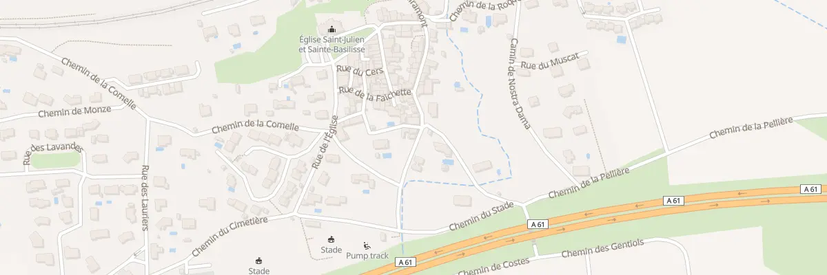 Plan du 1 Le Village à Barbaira