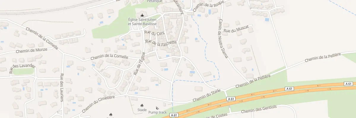 Plan du 155 Le Village à Barbaira