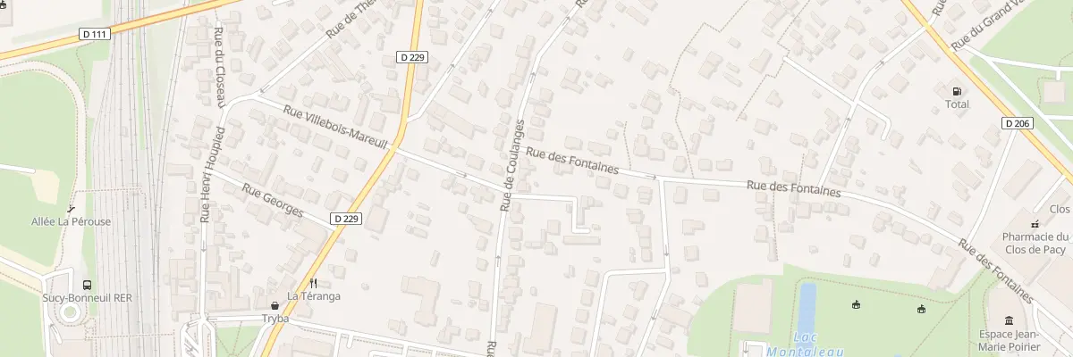 Plan du 42 Rue de Coulanges à Sucy-en-Brie