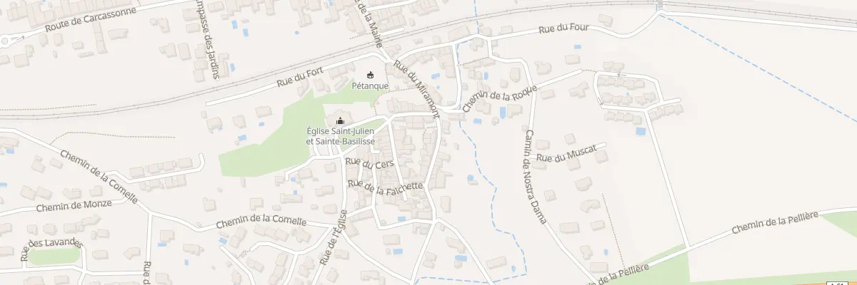 Plan du 5283 Côte de la Roque à Barbaira