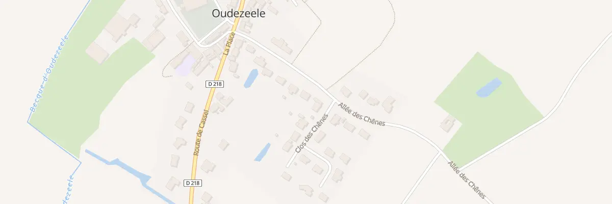 Plan du 140 All des Chenes à Oudezeele