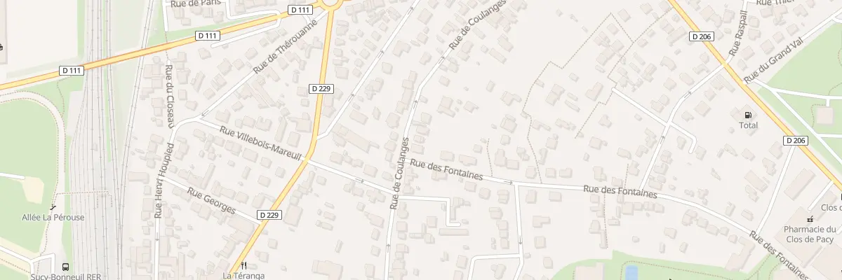 Plan du 50 Rue de Coulanges à Sucy-en-Brie