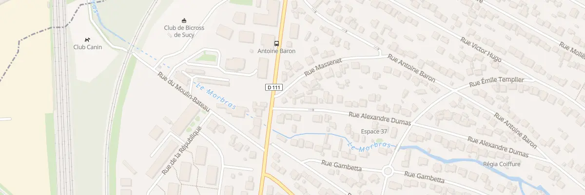 Plan du 21 Rue Massenet à Sucy-en-Brie