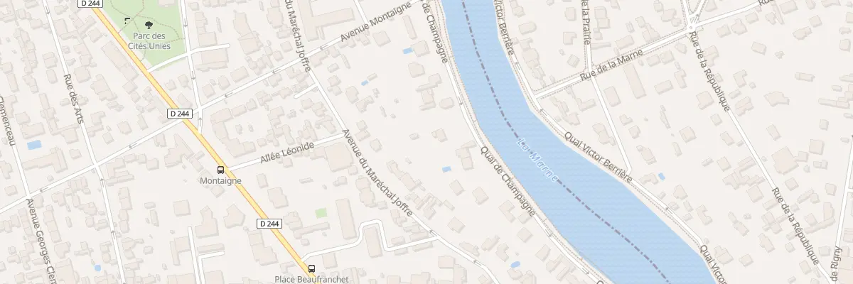 Plan du 30 Quai de Champagne au Perreux-sur-Marne