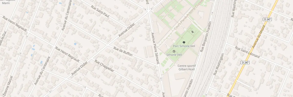Plan du 43 Av Pierre Semard à Saint-Maur-des-Fossés