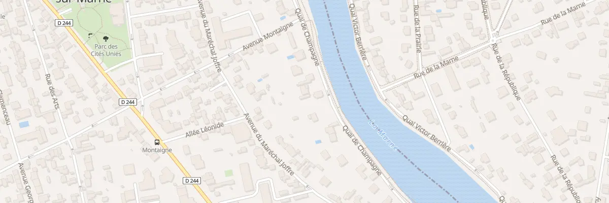 Plan du 31 Quai de Champagne au Perreux-sur-Marne