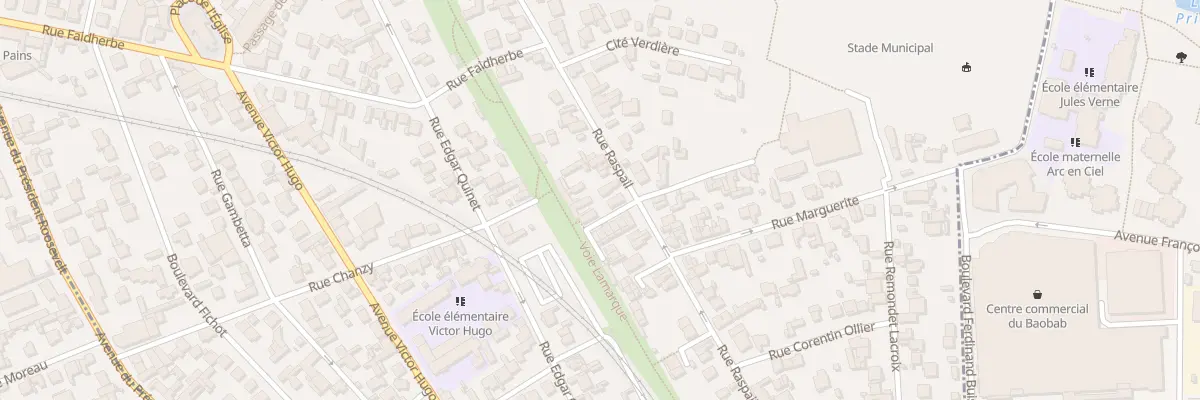 Plan du 31 Rue Raspail à Neuilly-Plaisance