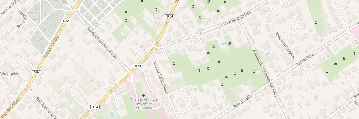 Plan du 8 Rue de Mandres à Brunoy