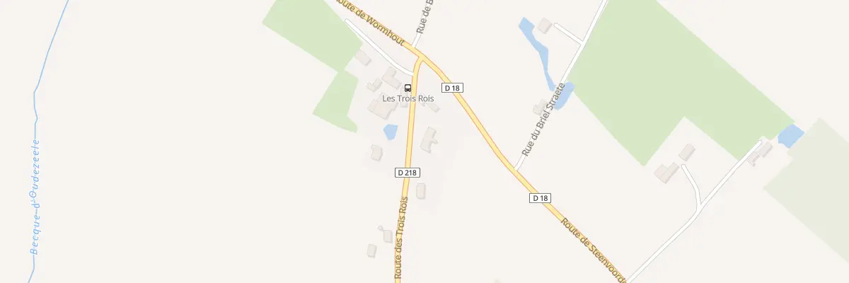 Plan du 738 Les Trois Rois à Oudezeele
