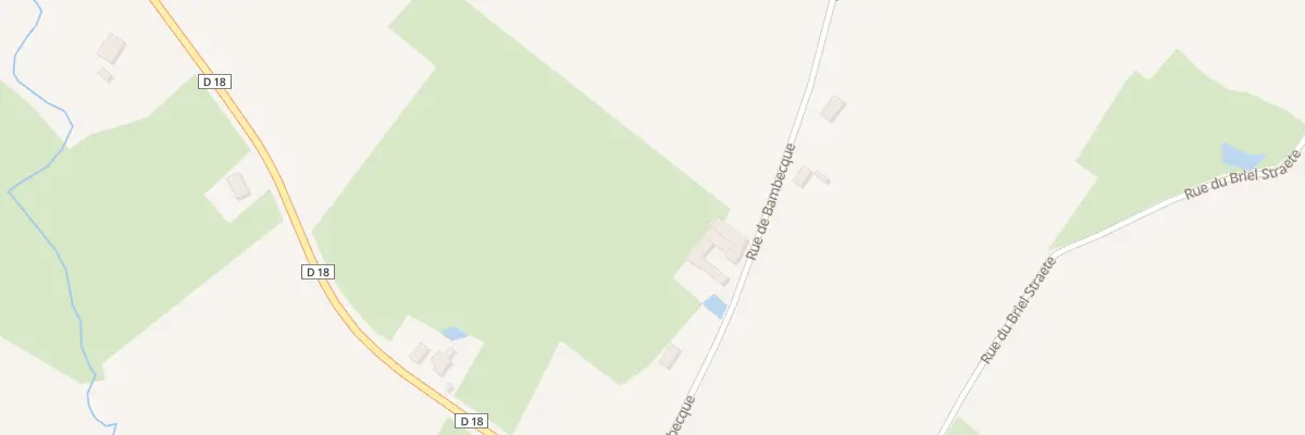Plan du 187 Rue de Bambecque à Oudezeele