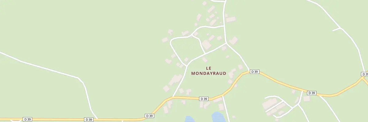 Plan du 4 Mondayraud à Mérinchal