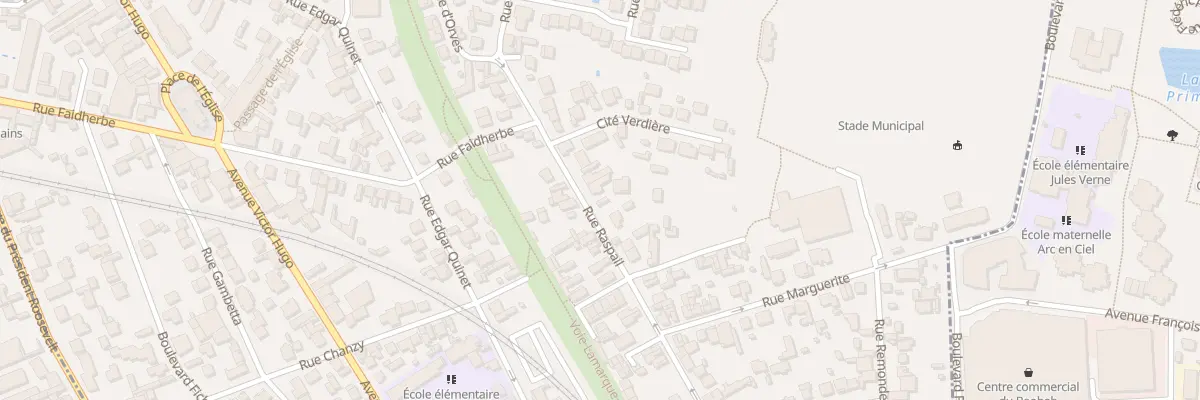 Plan du 34B Rue Raspail à Neuilly-Plaisance