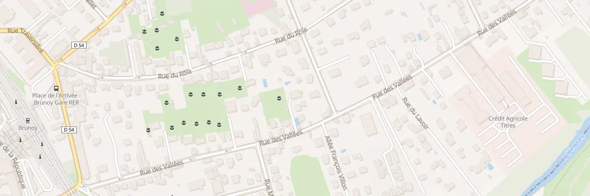 Plan du 27T Rue des Vallées à Brunoy