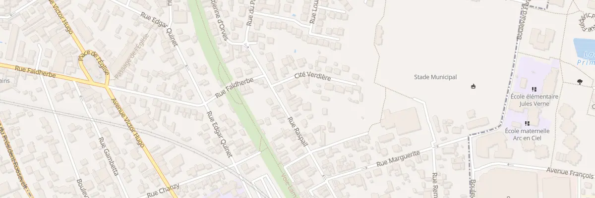 Plan du 36 Rue Raspail à Neuilly-Plaisance