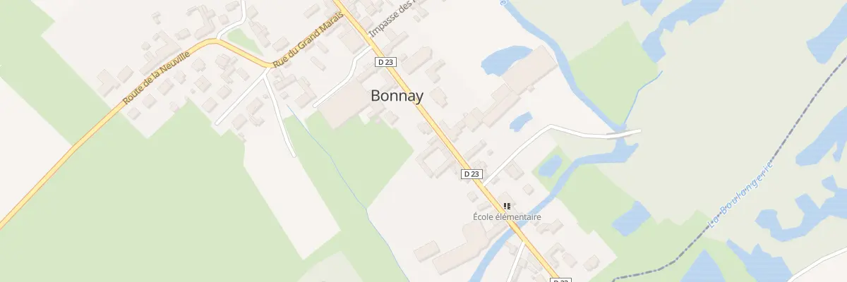 Plan du 25 Rue Grande Rue à Bonnay